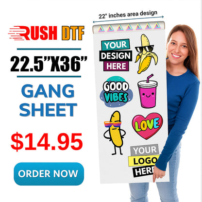 DTF-Gang-Sheet-Editor für hochwertigen individuellen Druck, 1 bis 2 Tage Bearbeitungszeit